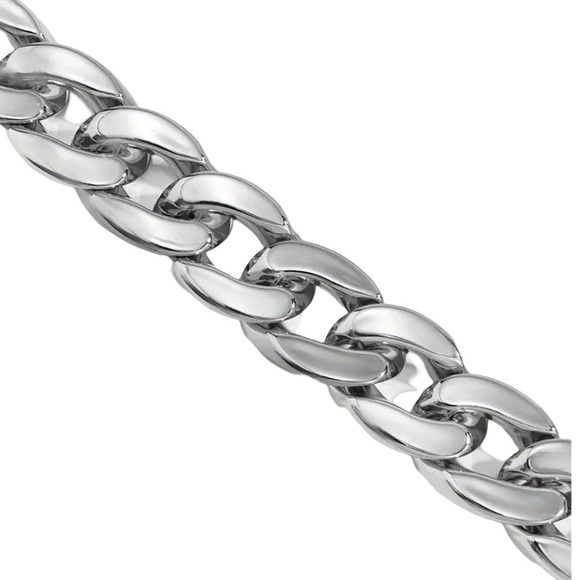 Elegant Silver-tone Chain Necklace - Picture 3 of 3